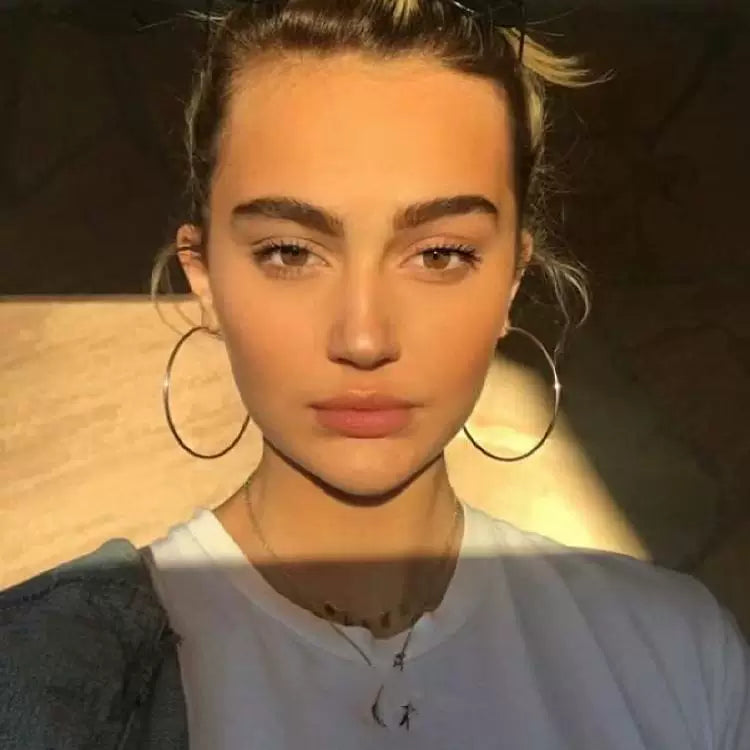 Yaoyizun European And American Large Hoop Unique Earrings That Don’T Pick Your Face Shape, Don’T Fade, Versatile Plain Hoops, Painless Ear Clips