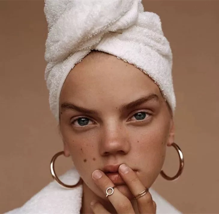 Pdo Axi Brother'S Same Style Minimalist C-Ring European And American Hoop Style Ins Super Hot Earrings Round Hollow Earrings Earrings