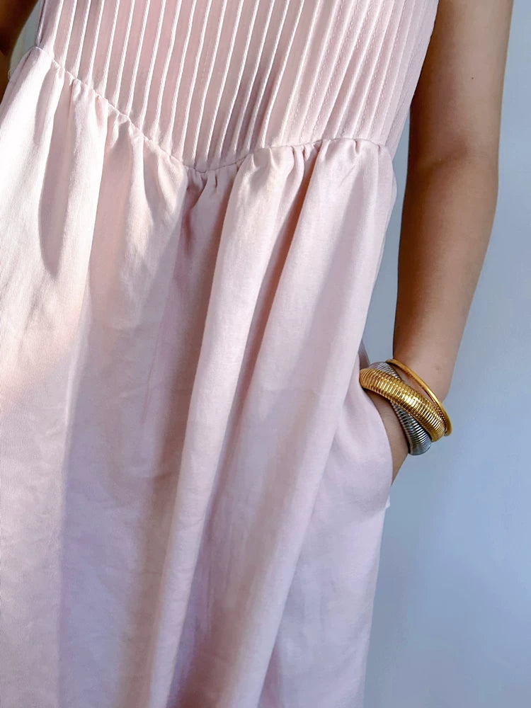 Medieval Vintage Wide Version Gold And Silver Double Layer Cross Elastic Bracelet Asc*Nd*R European And American Stacked Gold Bracelets