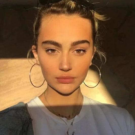 Yaoyizun European And American Large Hoop Unique Earrings That Don’T Pick Your Face Shape, Don’T Fade, Versatile Plain Hoops, Painless Ear Clips