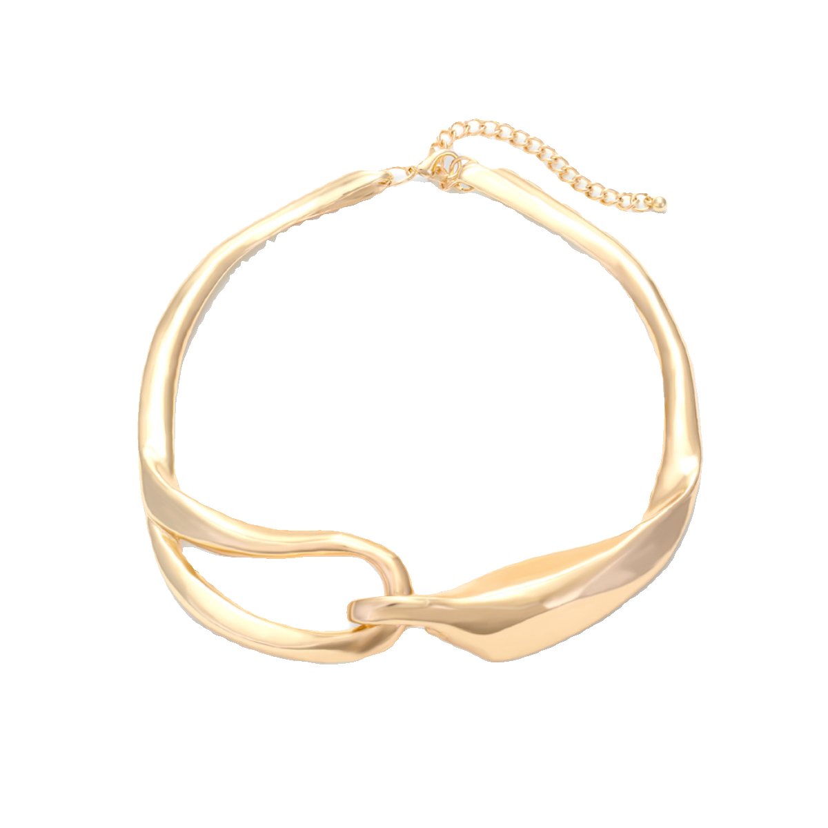 European And American Big-Name Exaggerated Metal Surround Hip-Hop Style Retro Necklace, Personalized Catwalk Fashion Neck Chain For Trendy Women 𫔀