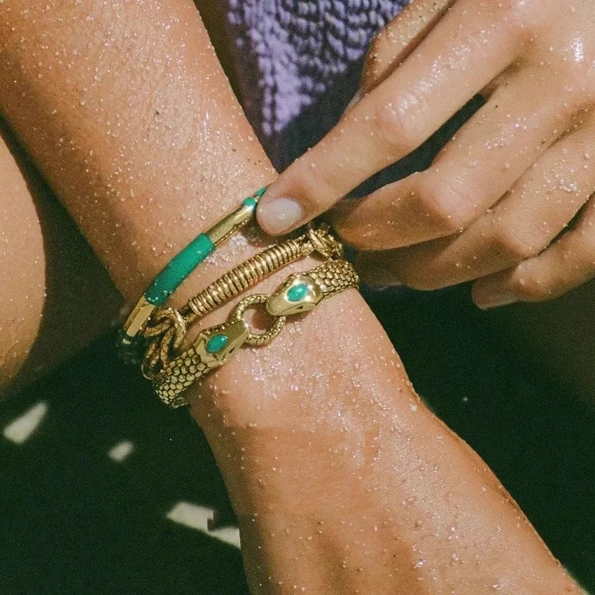 French Niche Design Au*Eliebid*Rmann Twist Braided Knotted Bracelet Second-Hand Old Gold Bracelet For Women