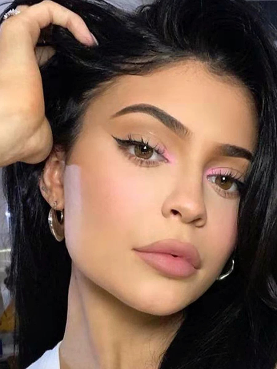 Jilifang European And American Ins Blogger Geometric Love-Shaped Metal Titanium Steel Hollow Weight-Reducing Anti-Allergic Earrings Hoops