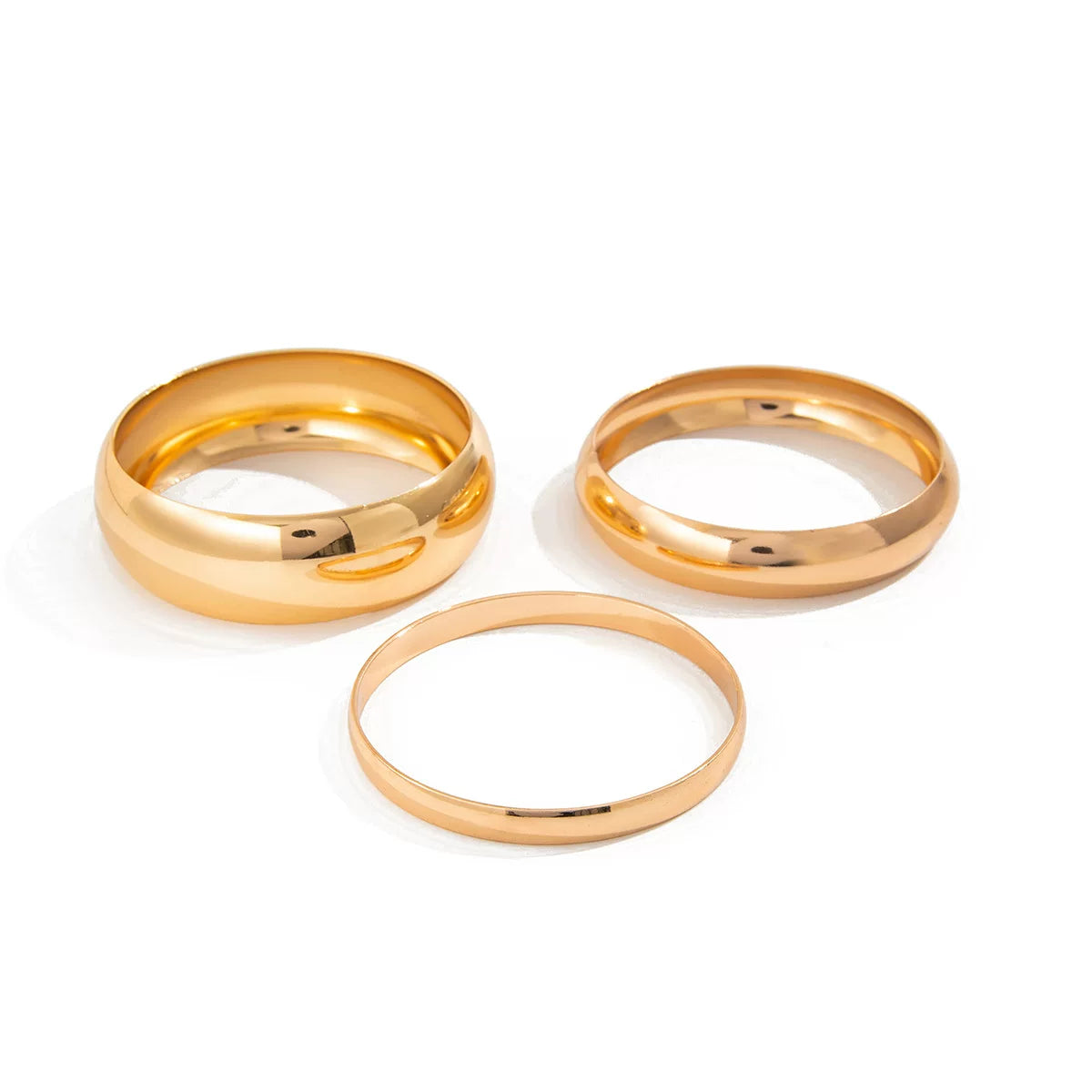 European And American Cross-Border Fashion Metal Scenery Bracelet Set For Women, Personalized Exaggerated Thread Wide Bracelet Bracelet