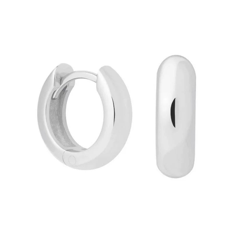 Jilifang Fashionable Stacked High-End Gold-Plated Glossy Combination Inlaid Rhinestone Hoop Earrings Ear Clip Earrings